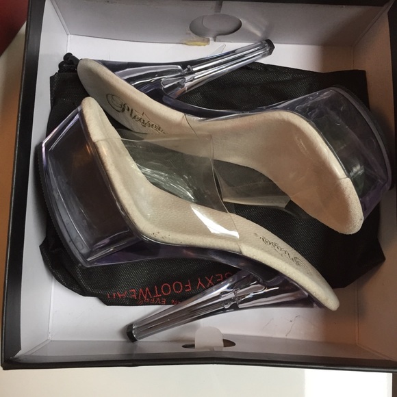 Pleaser Clear platform heels - Picture 4 of 4